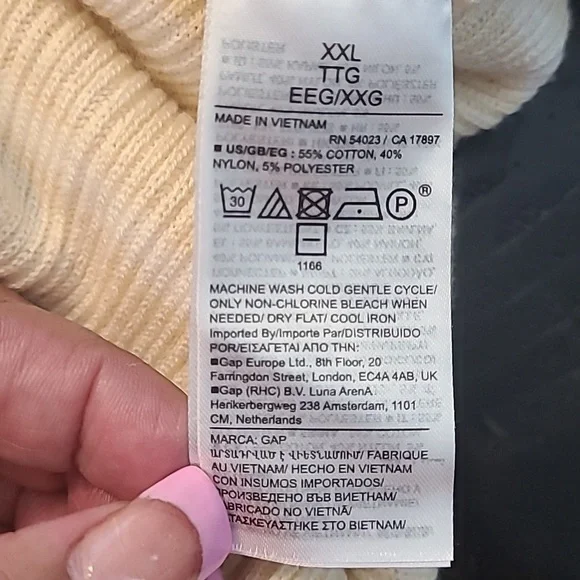 NEW GAP SWEATER MAXI DRESS SIZE XXL - Picture 7 of 9